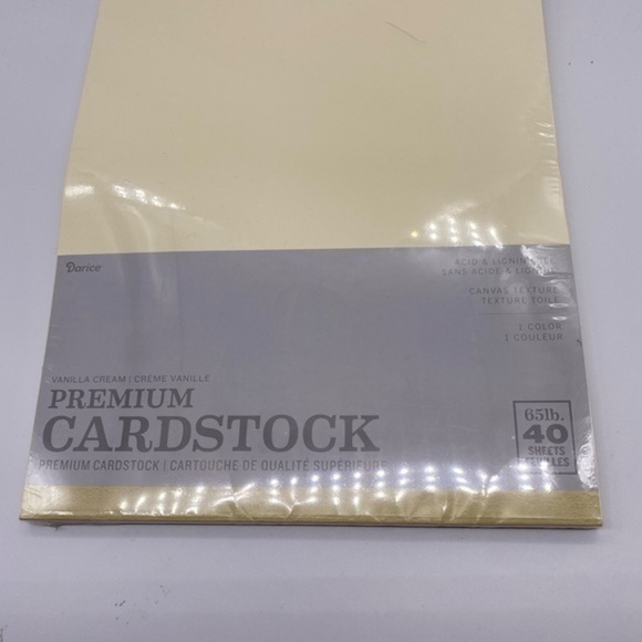 Darice GX220028 Coordination Value Cardstock, 8.5 by 11-Inch, 40-Pack - Picture 2 of 4